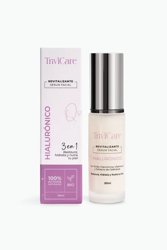 Revitalizante Sérum Facial con Ácido Hialurónico